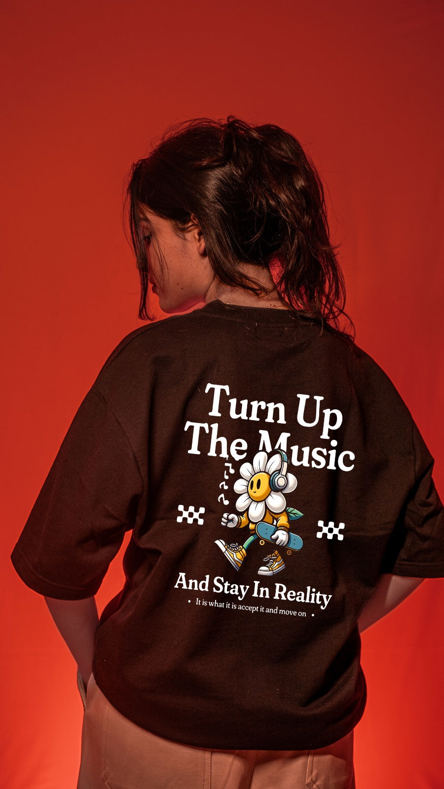 Oversized T-Shirt : THE MUSIC