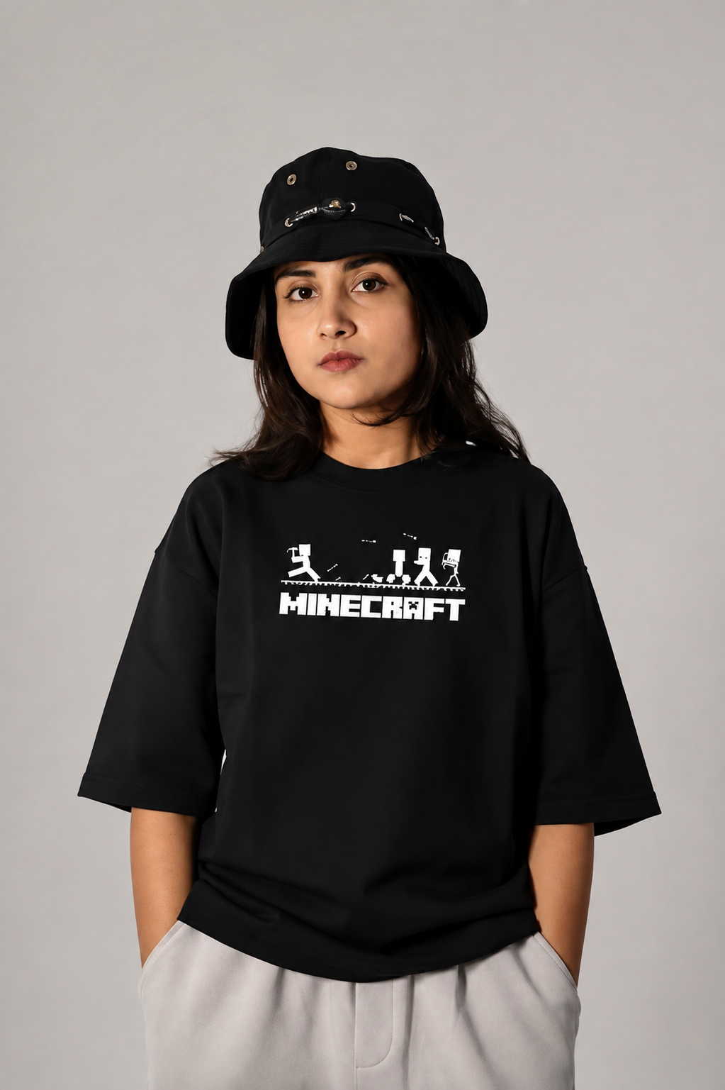 Oversized T-Shirt : MINE CRAFT