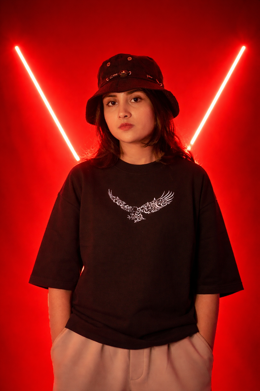Oversized T-Shirt : ARABIC EAGLE
