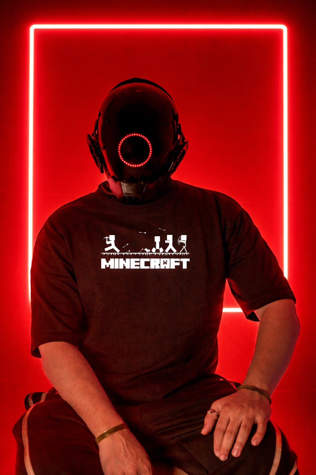 Oversized T-Shirt : MINE CRAFT