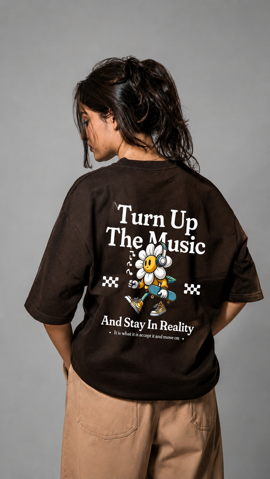 Oversized T-Shirt : THE MUSIC