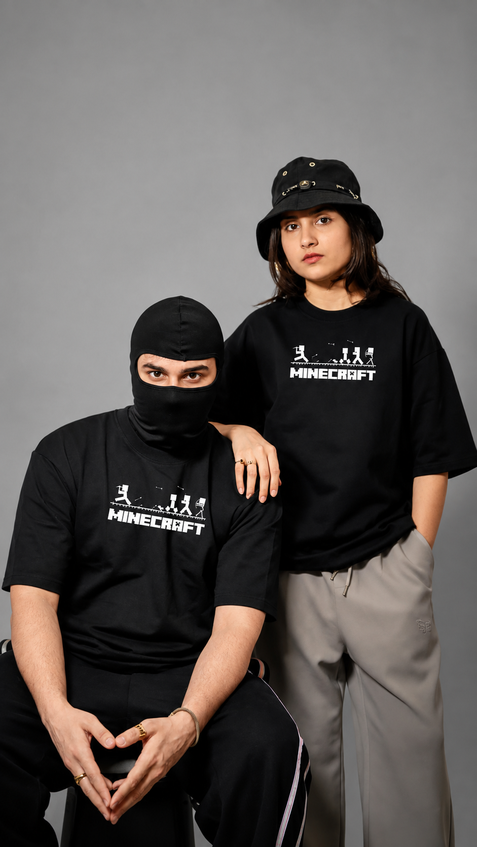Oversized T-Shirt : MINE CRAFT