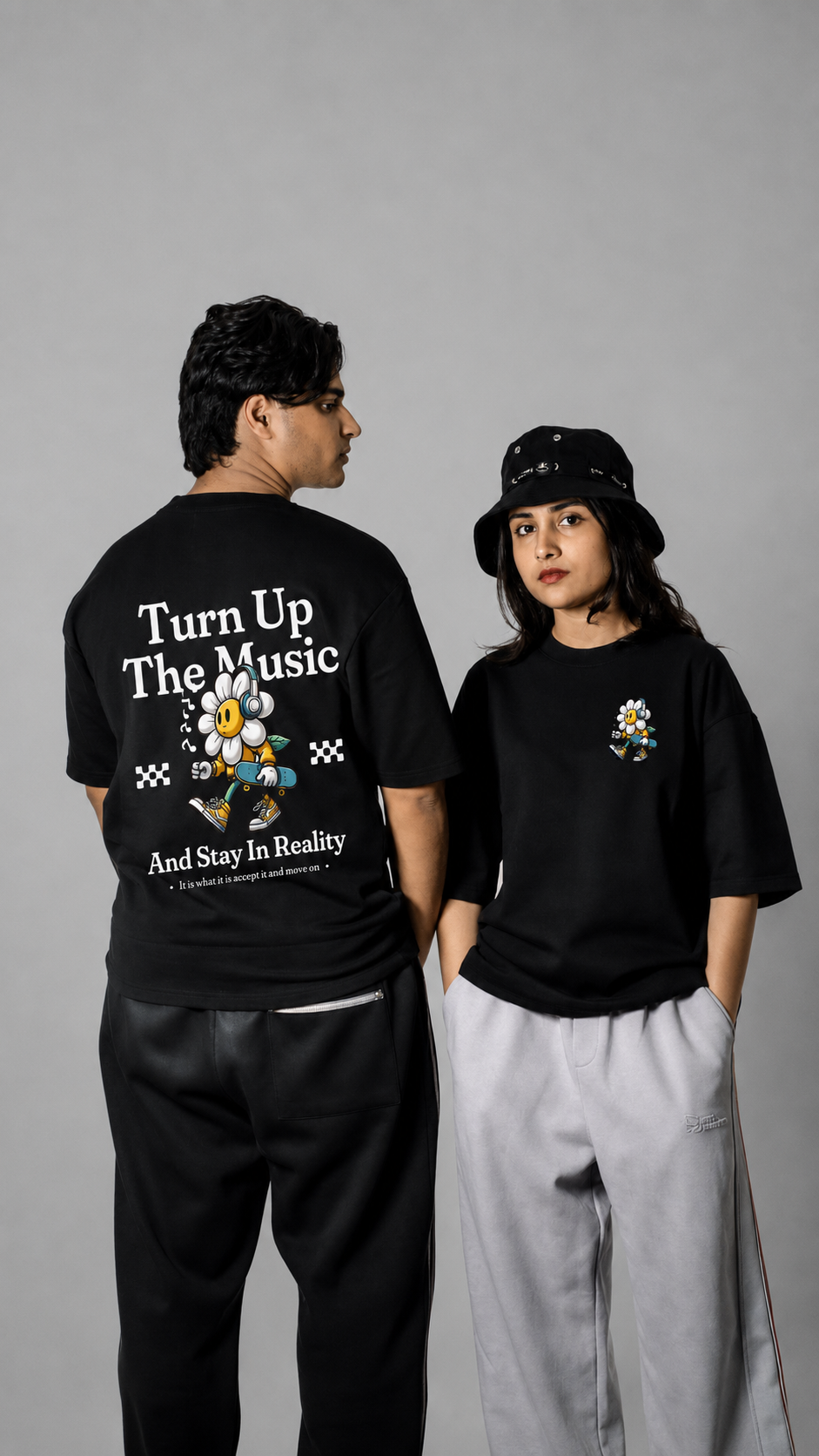 Oversized T-Shirt : THE MUSIC