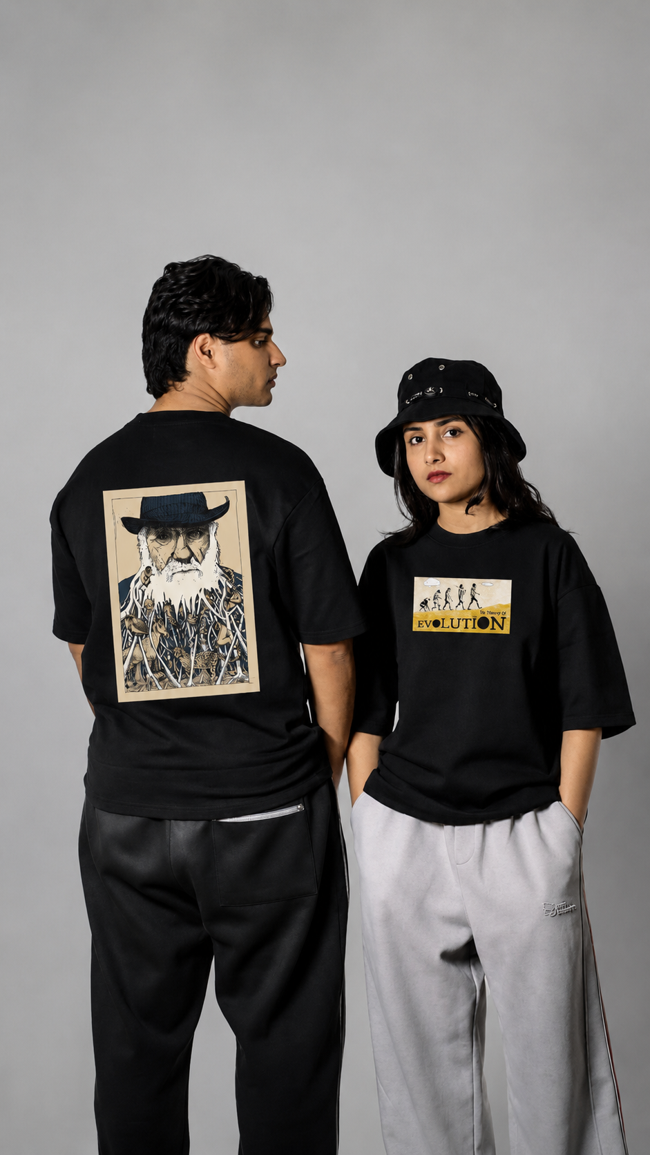 Oversized T-Shirt : EVOLUTION