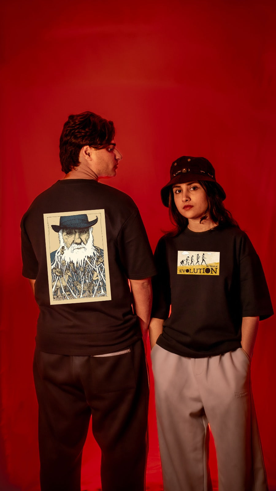 Oversized T-Shirt : EVOLUTION