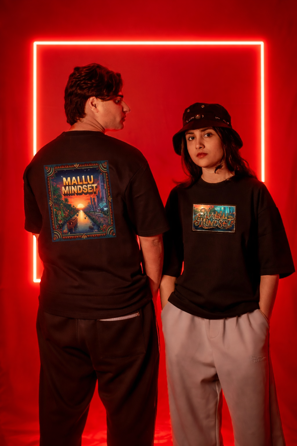 Oversized T-Shirt : MALLU MIND