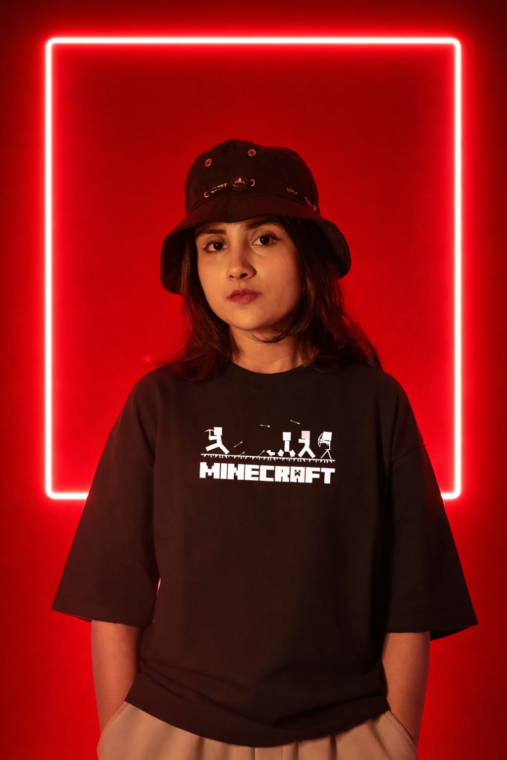 Oversized T-Shirt : MINE CRAFT