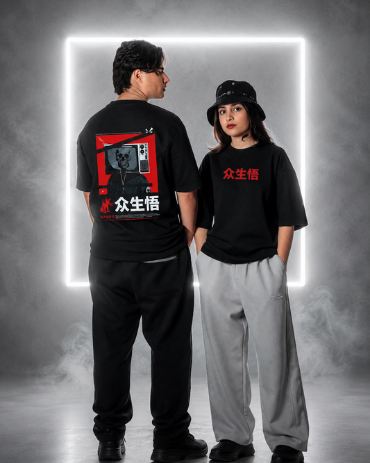 Oversized T-Shirt : VINTAGE SKULL