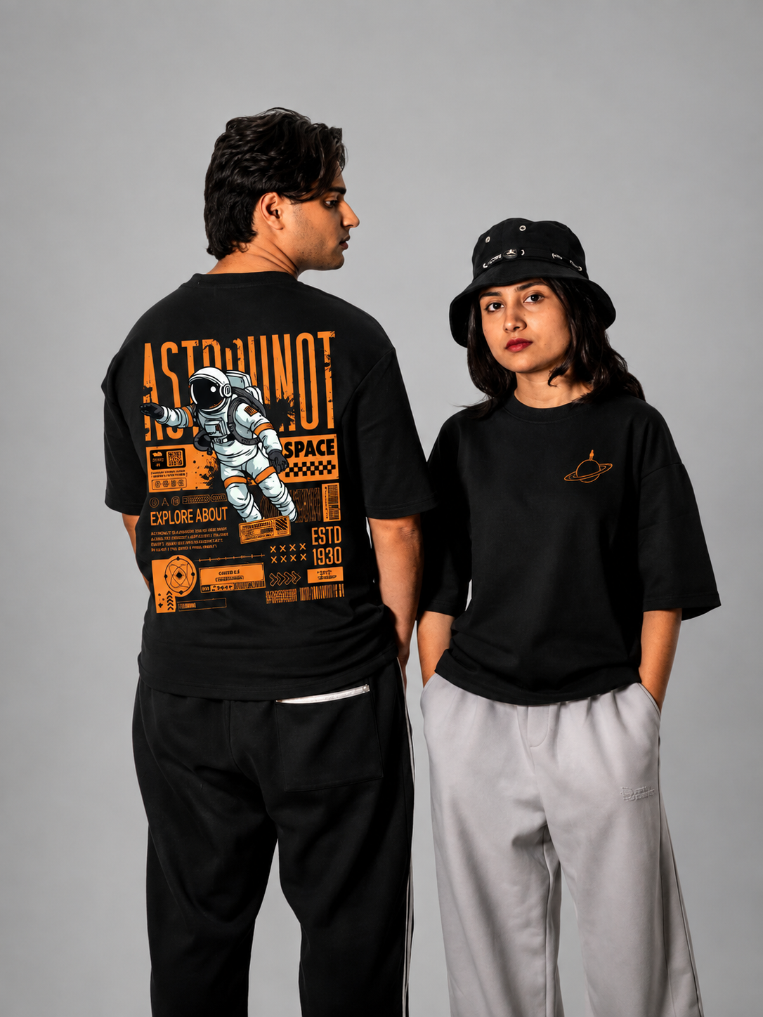 Oversized T-Shirt : SPACE PLANET