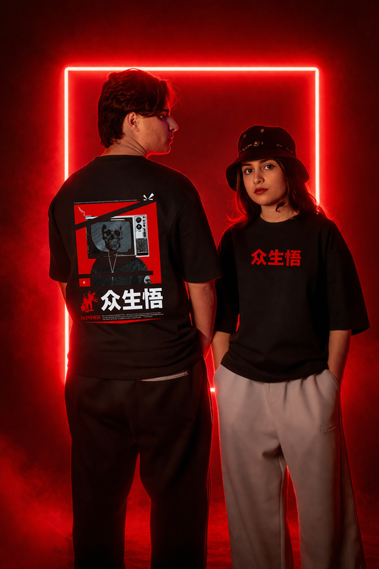Oversized T-Shirt : VINTAGE SKULL