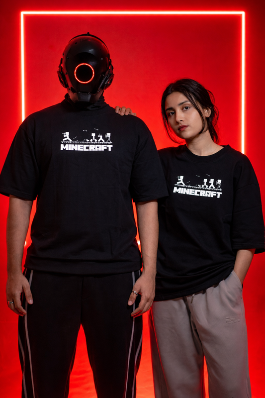Oversized T-Shirt : MINE CRAFT
