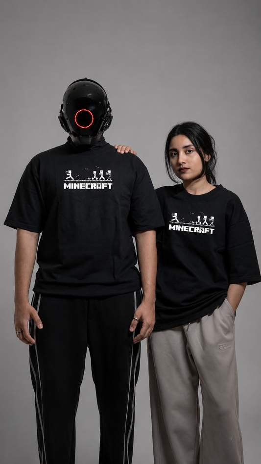 Oversized T-Shirt : MINE CRAFT