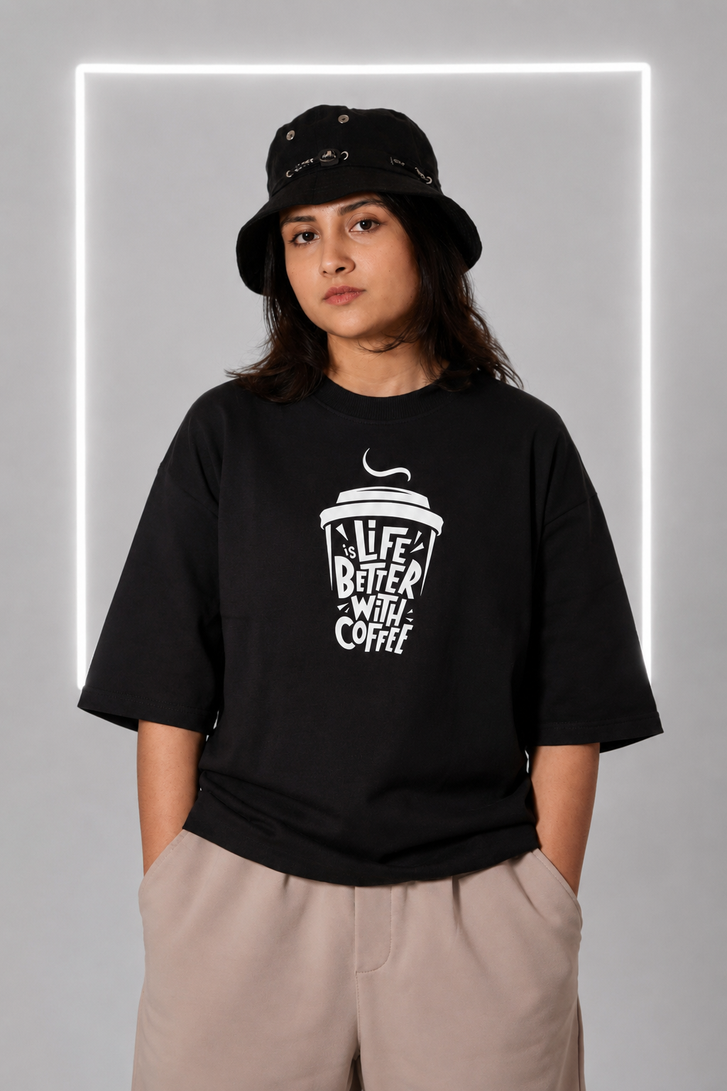 Oversized T-Shirt : LIFE BETTER