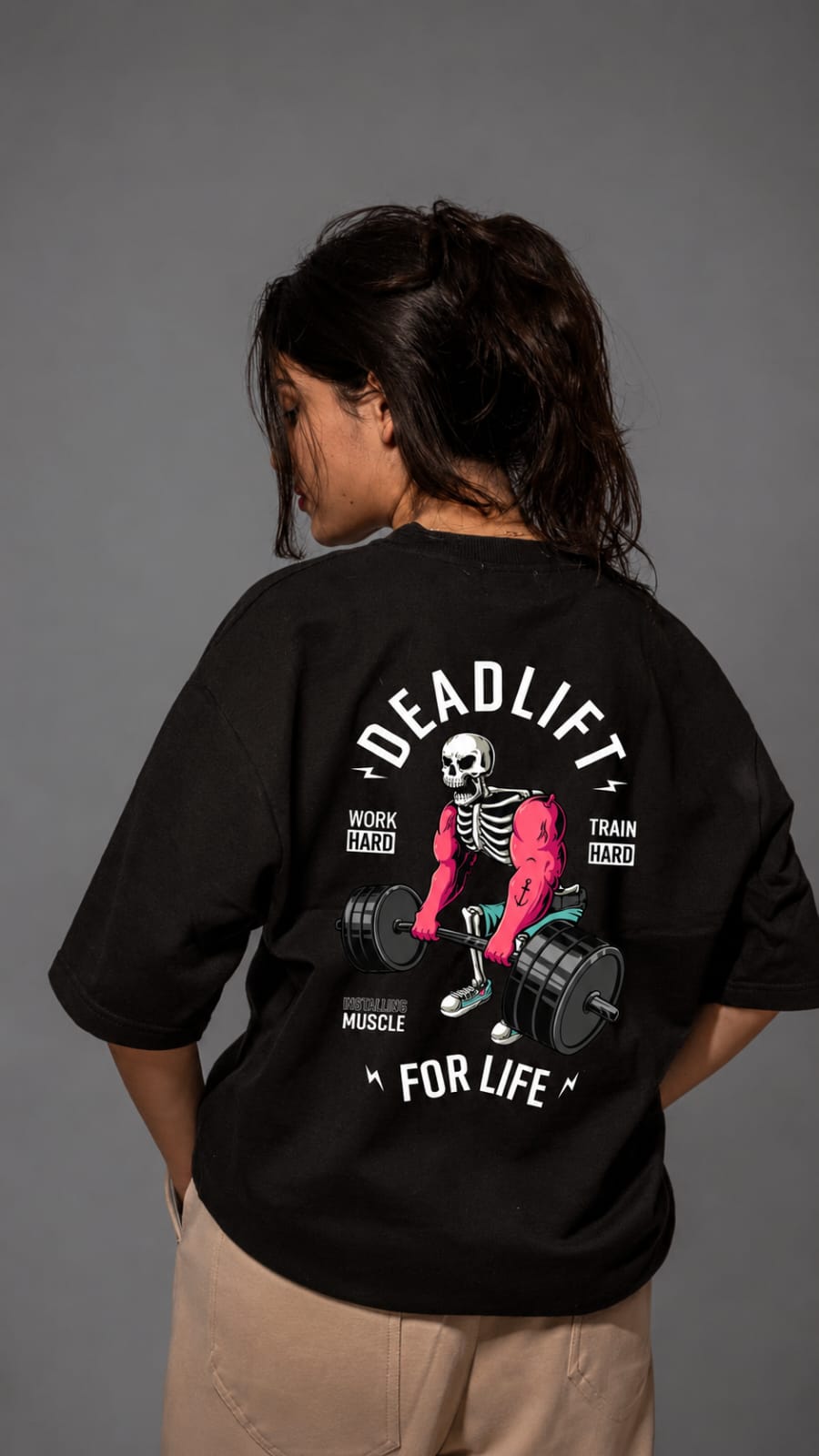 Oversized T-Shirt : DEAD LIFT 1