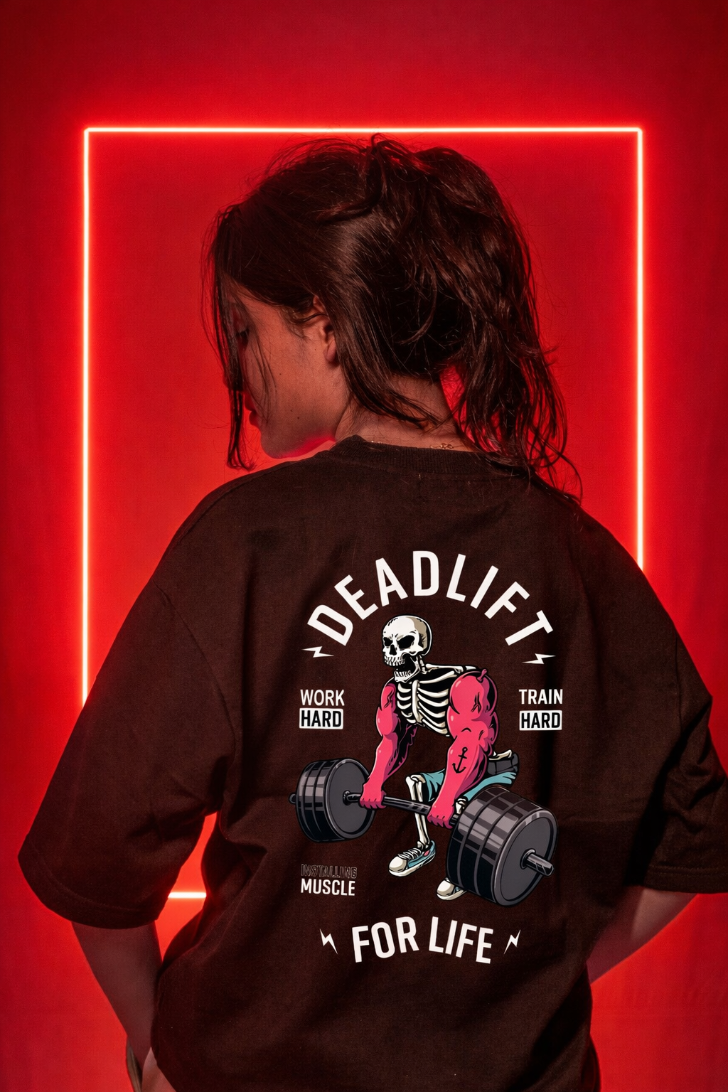 Oversized T-Shirt : DEAD LIFT 1