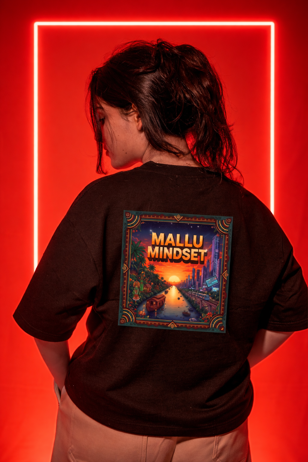 Oversized T-Shirt : MALLU MIND